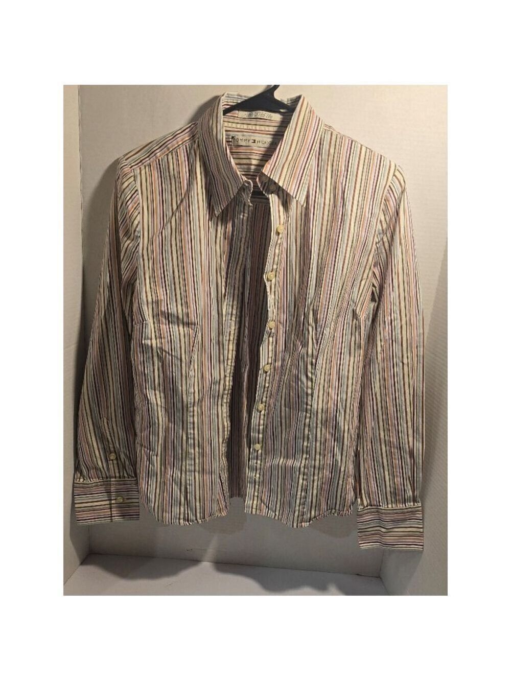 Women's Tommy Hilfiger long sleeve button-up shirt